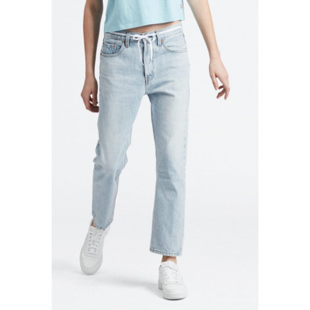 NWT Levi's 501 Original Cropped Premium Denim Jeans 31x26